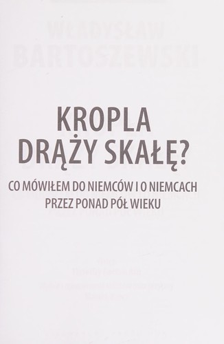 Buchcover: Kropla drąży skałę?