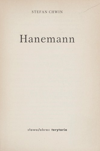 Buchcover: Hanemann