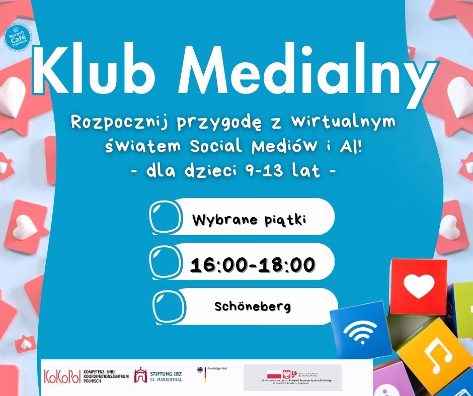 KLUB MEDIALNY dla dzieci 9+