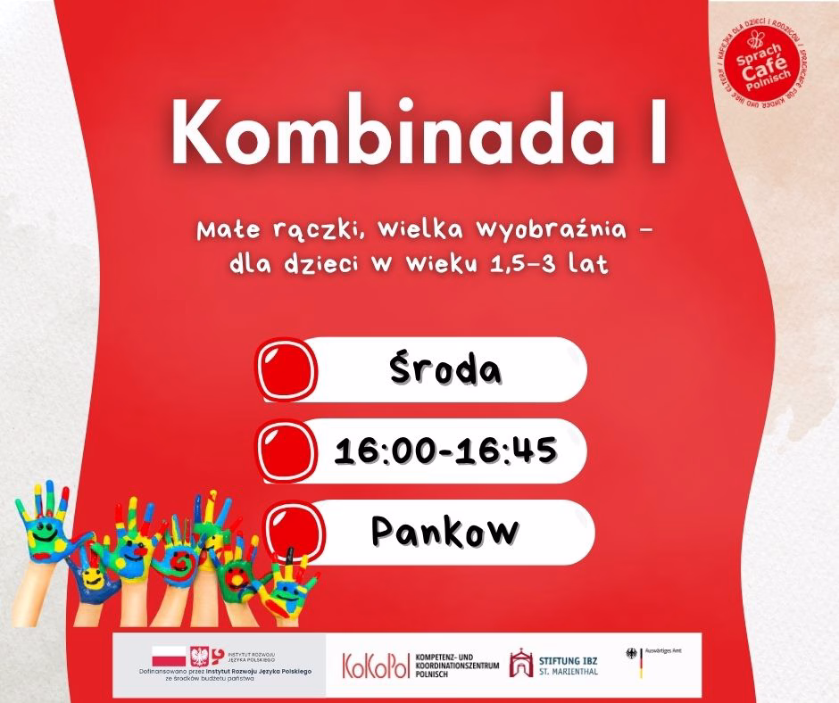 Małe rączki, wielka wyobraźnia –  dla dzieci w wieku 1,5–3 lat
